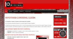 Desktop Screenshot of copisteriaoriginal.net
