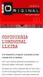 Mobile Screenshot of copisteriaoriginal.net