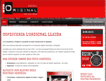 Tablet Screenshot of copisteriaoriginal.net